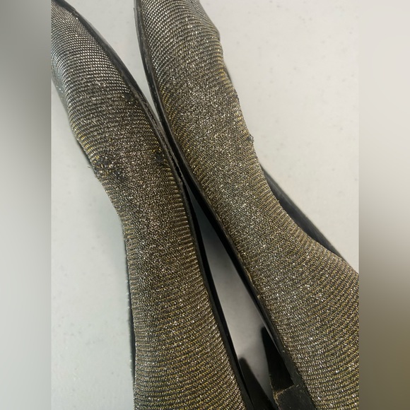 Saint Laurent YSL Paris Glitter flats size 41 used, US size 10 - Picture 13 of 16